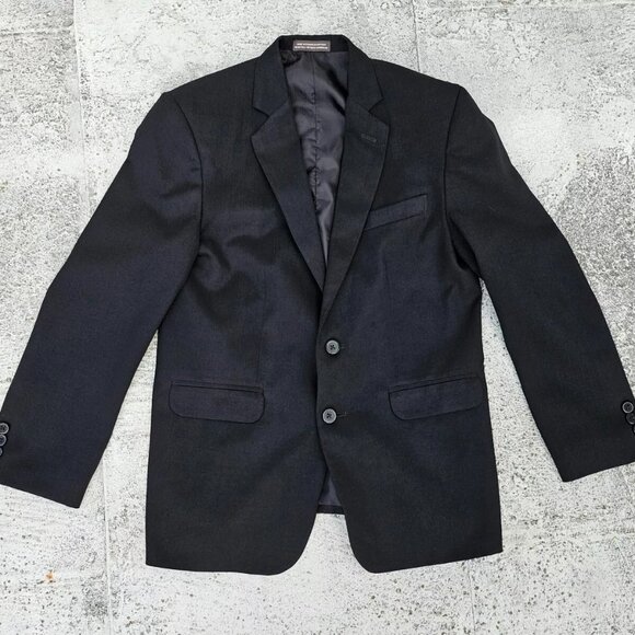 Dockers Other - Dockers Kids Blazer Black Sport Coat Jacket Size 14 Husky